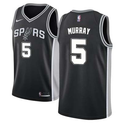 Nike San Antonio Spurs #5 Dejounte Murray Black Youth NBA Swingman Icon Edition Jersey